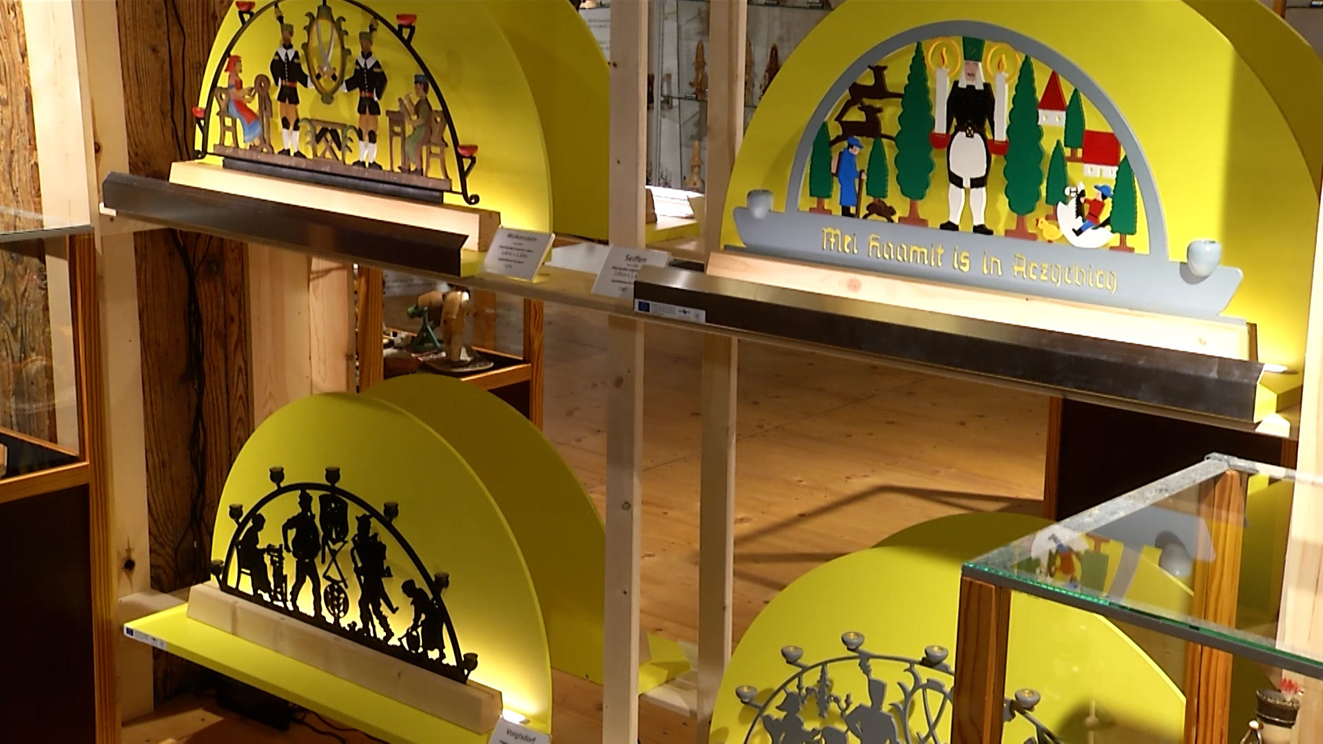 MEgional am 19. Oktober 2021 mit Schwibbögen und Rachermannl'n