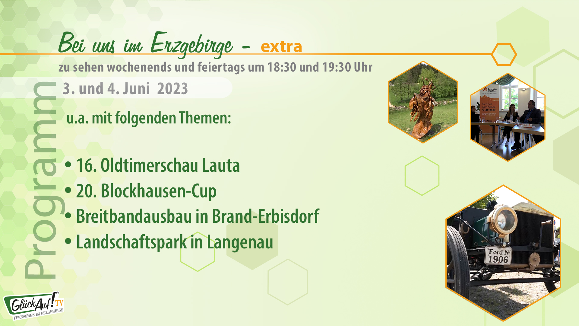 Bei uns im Erzgebirge - extra für das Wochenende der 22. Kalenderwoche 2023