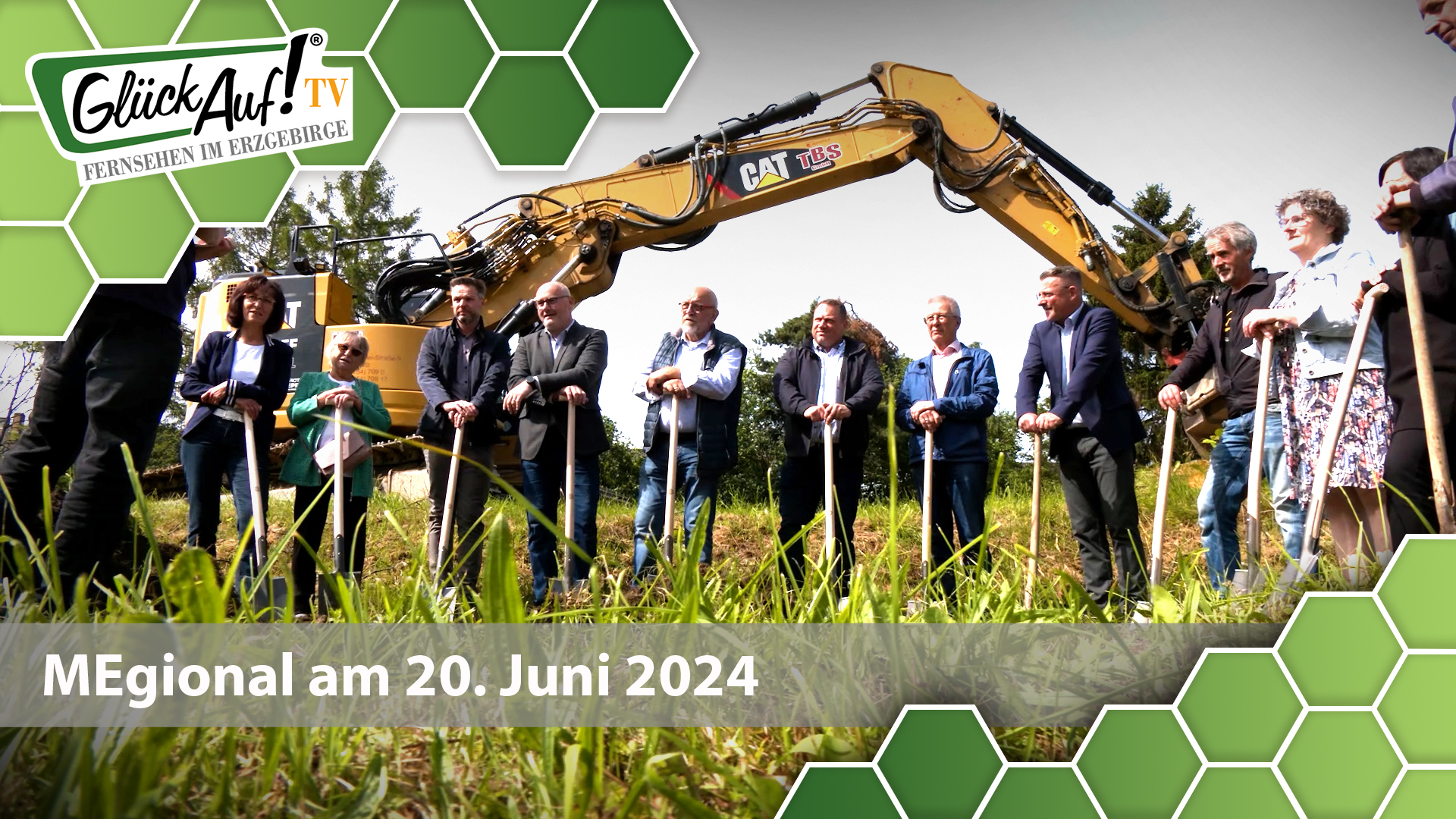 MEgional am 20. Juni 2024 mit dem Spatenstich für zukünftiges Wohngebiet in Marienberg 