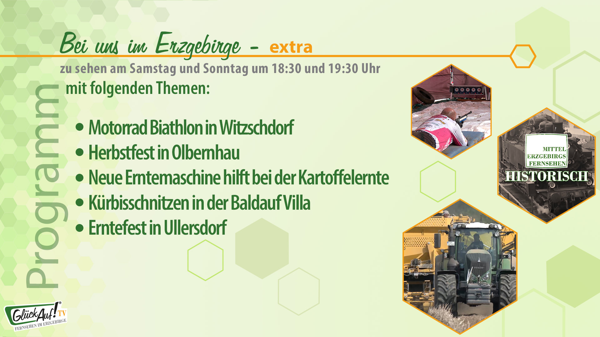 Bei uns im Erzgebirge - extra am 12.10. und 13.10.2024