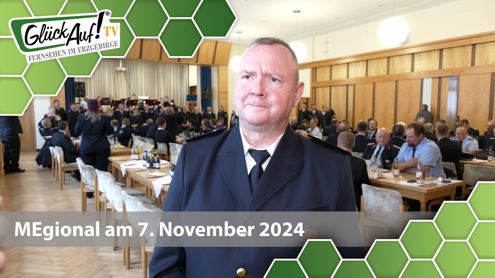 MEgional am 07. November 2024 mit Kreisbrandmeister des Erzgebirgskreises Mario Mischok geht in den Ruhestand