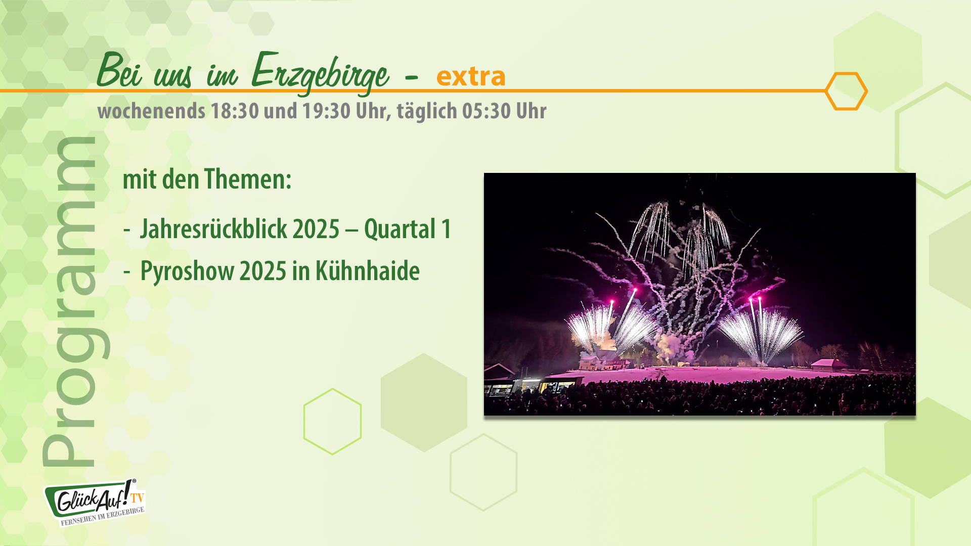 Bei uns im Erzgebirge - extra ab 03.01.2026 Bei uns im Erzgebirge - extra ab 03.01.2026