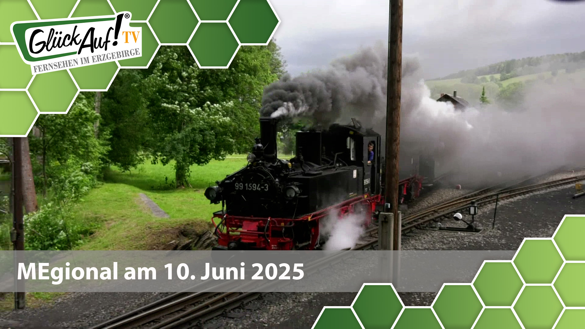 MEgional am 10. Juni 2025 mit dem Thema: Pfingsten bei der Pressnitztalbahn