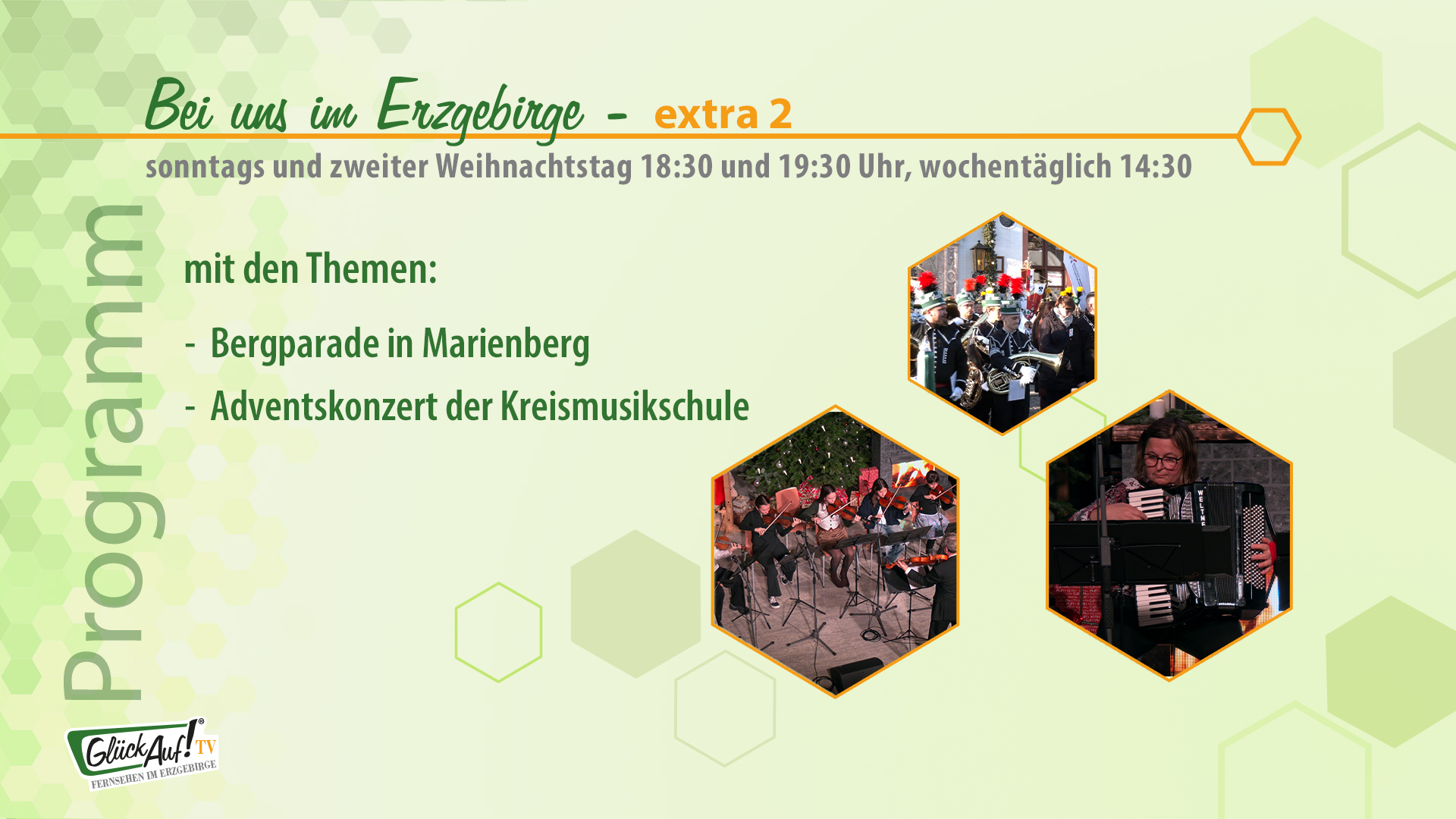 Bei uns im Erzgebirge - extra ab 20.12. Bei uns im Erzgebirge - extra ab 20.12.