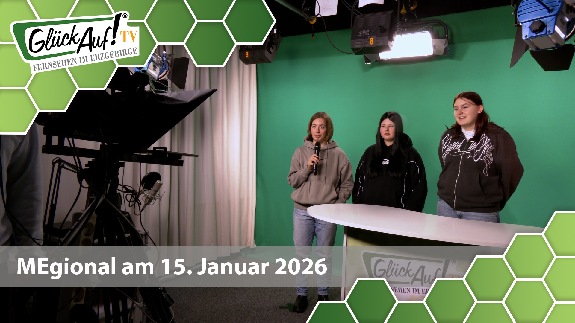 MEgional am 15. Januar mit dem Thema: Klasse 10H des Förderzentrums Marienberg bei uns zu Besuch