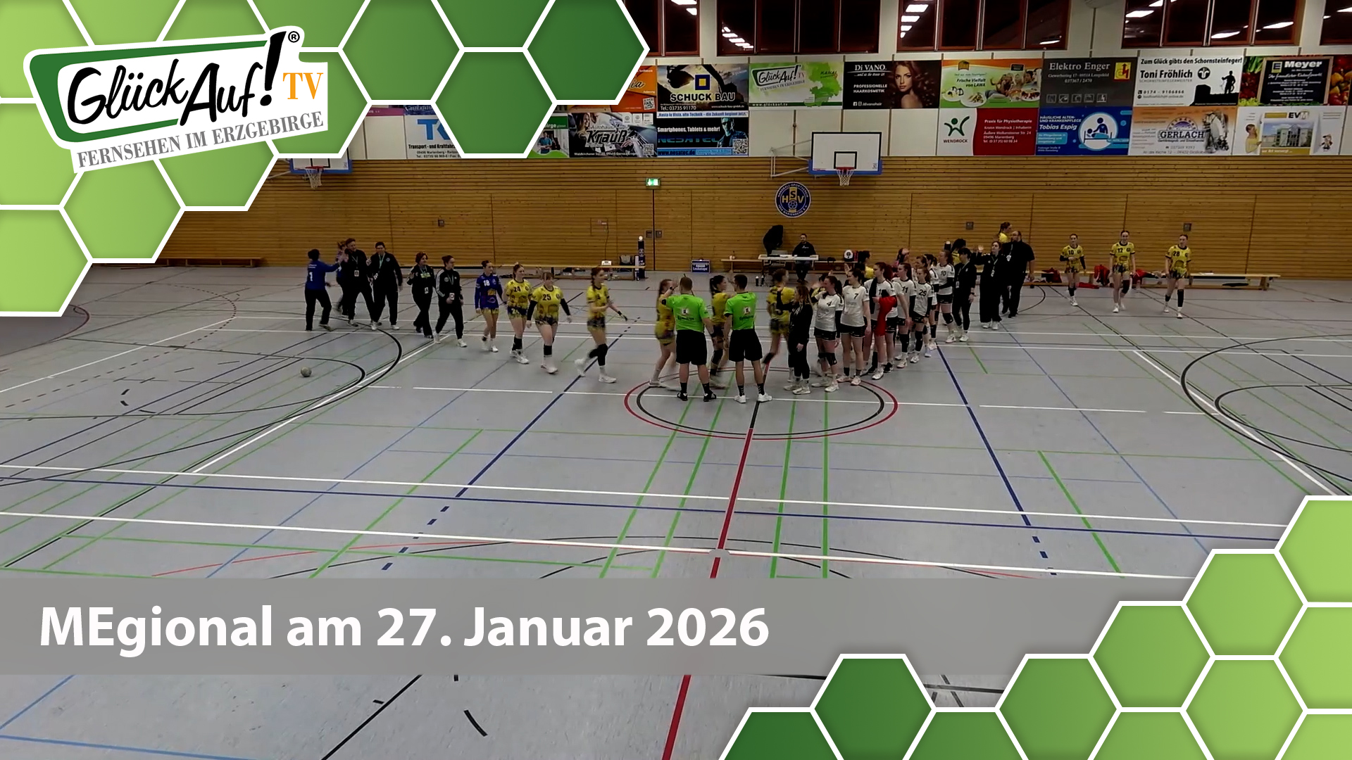 MEgional am 27. Januar mit dem Thema: Handball in Marienberg