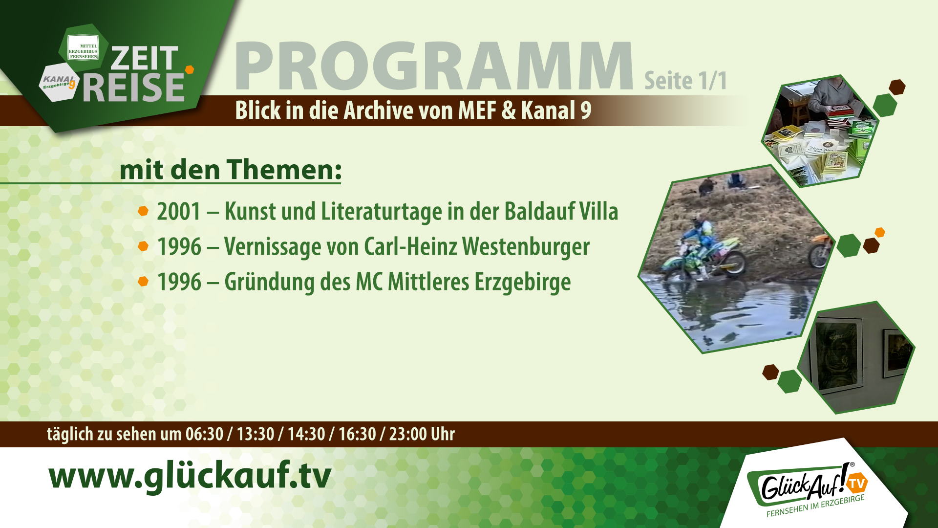 Glück Auf! TV - Zeitreise vom 21.03. bis 27.03.